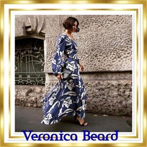 Veronica Beard Silk Viscose Blend Maxi Dress Size 0
